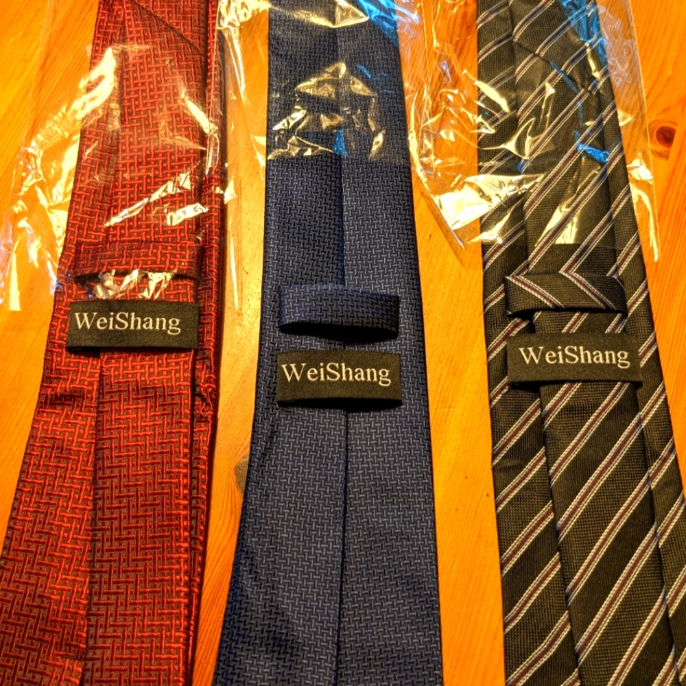 Three men's ties